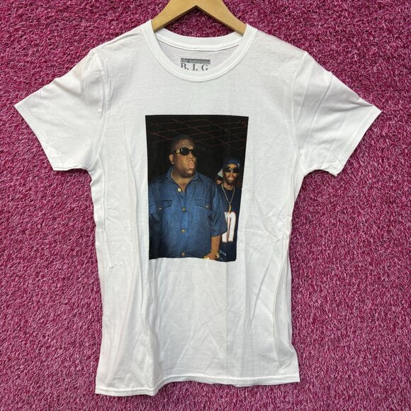 The Notorious BIG Bad Boy Club Party Poster Hip Hop Tee small - Picture 1 of 4
